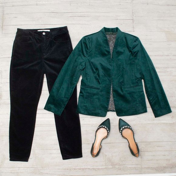 J. Crew Jackets & Blazers - NWT J. Crew Velvet Broadway Blazer